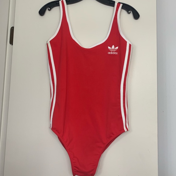 red adidas one piece